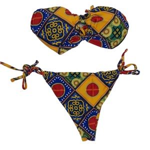 Fancy Women's Bikini Swimsuit with thong